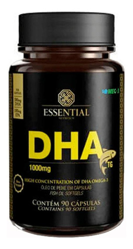 Ômega 3 Dha Tg 90 Cápsulas - Essential Nutrition