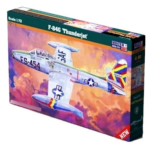 Republic F-84g Thunderjet Escala 1/72 Mistercraft C90 030902