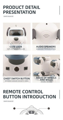 Programación De Perro Robot Inteligente Con Control Remoto