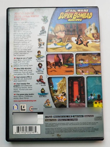 Star Wars Super Bombad Racing Playstation 2 Ps2 (Usado)