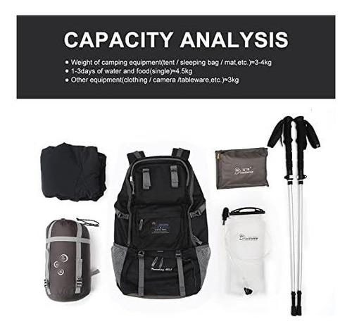 Mountaintop Mochila De Senderismo De 40 Litros Para Mujeres