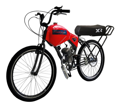 Bicicleta Motorizada 80cc Coroa 52 Banco Xr Carenada