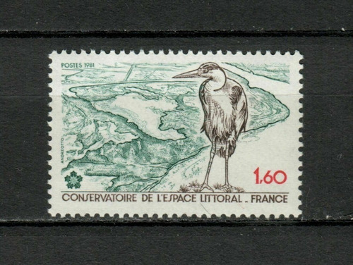 Estampillas Francia 1981 - Conservación Regiones Litorales