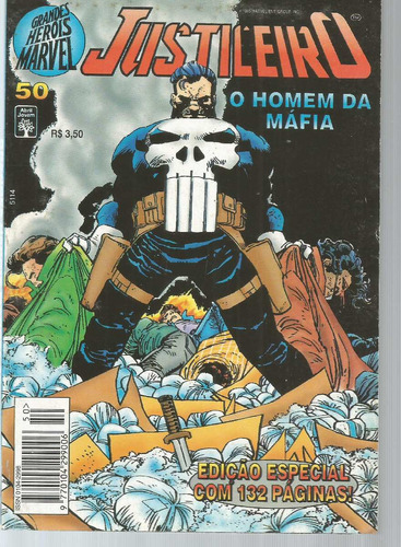 Grandes Herois Marvel N° 50 - Em Português - Editora Abril - Formato 13 X 17 - Capa Mole - 1995 - Bonellihq Cx447 H23
