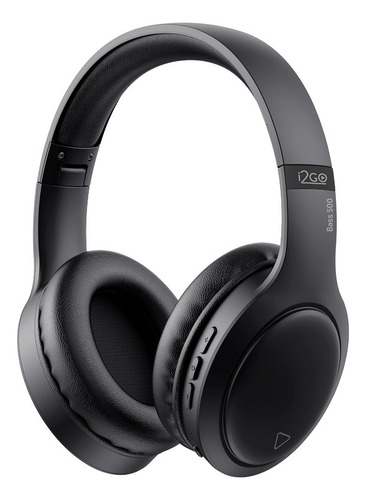 Headphone Bluetooth Bass 500 I2go Até 30h De Bateria Cor Preto