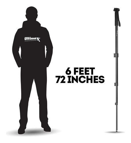 Monopod Profesional Ultimaxx Hasta 180 Cm Nuevo Facturado!!!