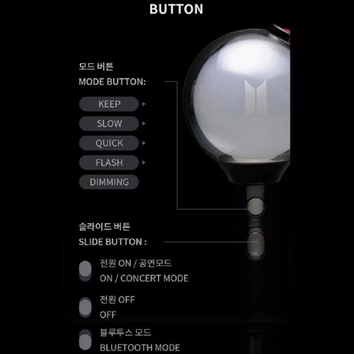 Bts Army Bomb V4 Light Stick, Aplicación Oficial Original,
