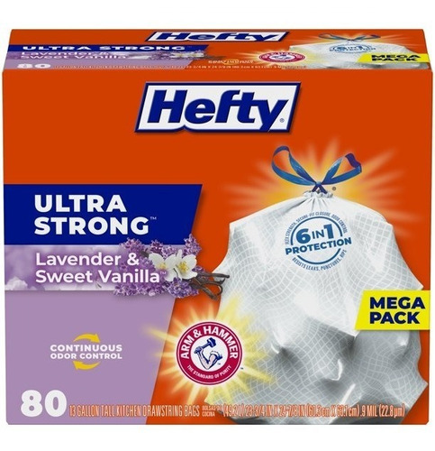 Hefty® Bolsas De Basura De Cocina Con Aroma 80pzs Importado