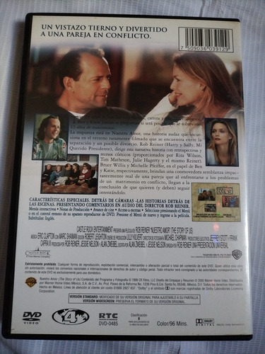 Nuestro Amor Película Dvd Original (Usado)