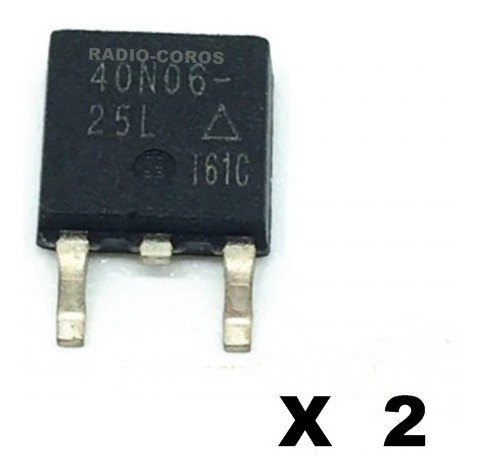 Pack  (x2) 40n06-25 Mosfet Mejor Precio!!