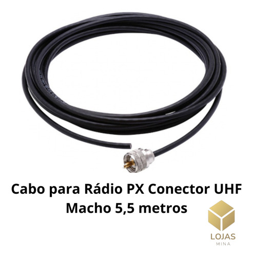Rádio Px Aquário Rp-80 Com 80 Canais Homologado + Cabo 5,5 M
