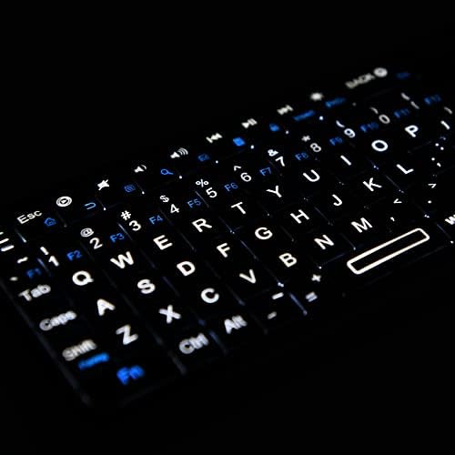 Rii K06 Mini Teclado Bluetooth, Teclado Inalámbrico Retroilu