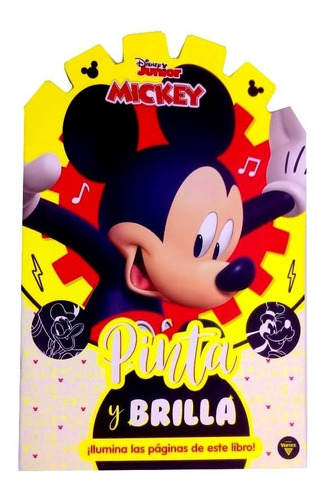 Disney Mickey  Pinta Y Brilla Nº 23 Para Pintar Brillantes 