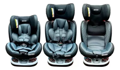 1 par de asientos de coche Isofix guía ranura para asiento de niño de coche  ISOFIX guía localizador de ajuste universal, color negro