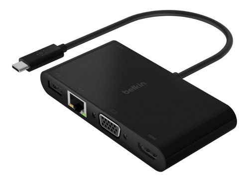 Hub Belkin Usb C A Hdmi, Vga, Usb A, Ethernet + Carga