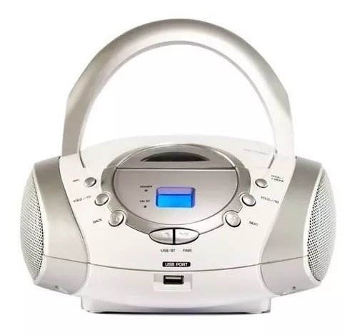 Daewoo Radio Portátil CD/MP3/USB/Radio Estéreo Azul