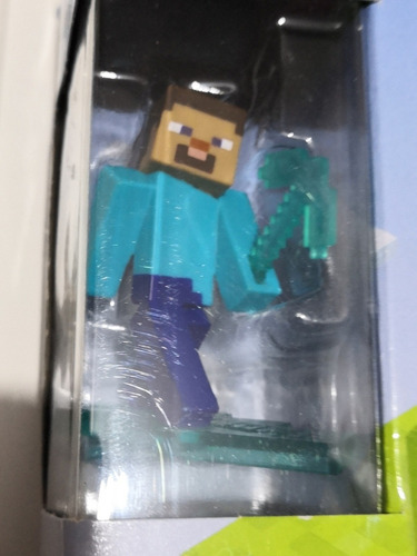 Minecraft Steve & Diamond Mine Playset Mattel (Usado)