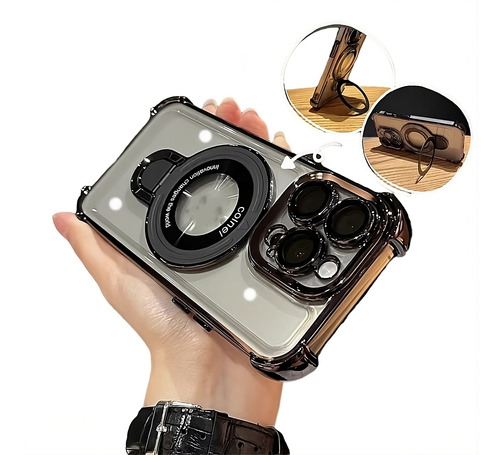 Funda Para iPhone Magsafe Uso Rudo Soporte Protector Camara