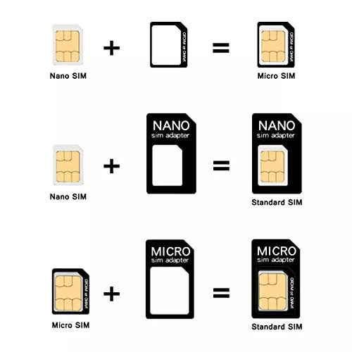 NANO SIM A Micro SIM Tarjeta Adaptador + Nano SIM a Adaptador de tarjeta SIM  estándar