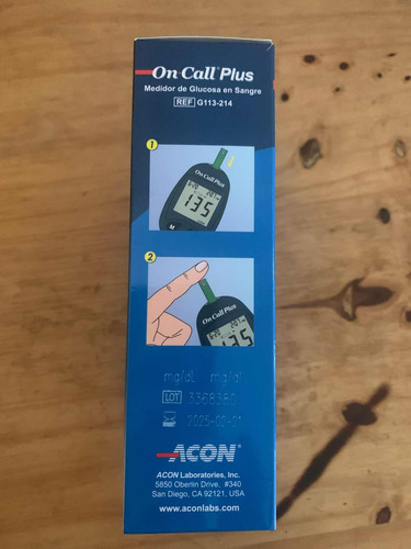 Medidor De Glucosa- One Call Plus (Usado)