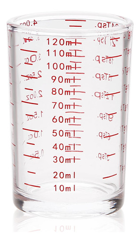 Bcnmviku Vaso Medidor, 4 Onzas/4.1fl Oz, Vaso De Vidrio Expr