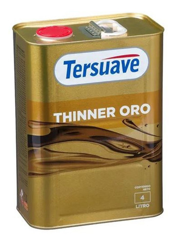 Diluyente Thinner Tersuave Sello De Oro 4 Lts