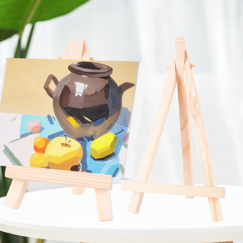 40 Mini Caballetes Atriles De Madera Para Pintar Lienzos