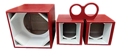 Caixa Canhão Euclides Full Trap 12/15 Kit 4 Via Dois Medios