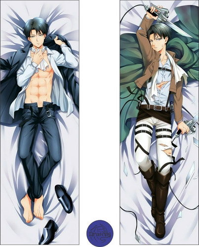 Cojin Dakimakura Attack On Titan 75x25 Cms2lados+relleno D75