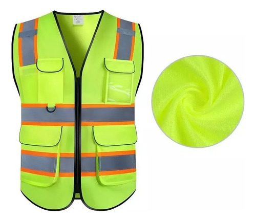Yyyy Chaleco De Seguridad Con Reflejante Muy Resistente