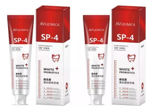 Pasta De Dientes Blanqueadora Probiótica Sp-4 Oral Clean, 2.