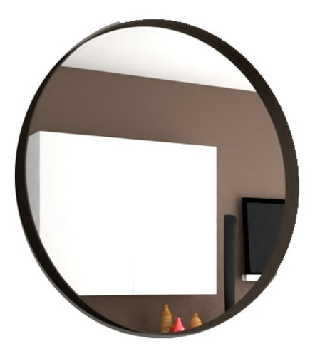 Espejo Bela Circular Color del marco Negro