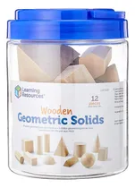 Comprar Juego De 12 Formas De Madera De Geometric Solids Learning Re