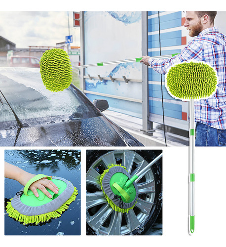 Fregona Para Lavado De Autos Con Polvo Y Limpieza Suave Para