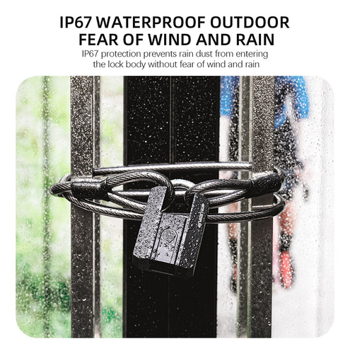 Candado Resistente Raykube G916 Ip67 Resistente Al Agua