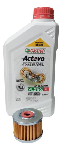 Kit Castrol Mineral + Filtro Aire Boxer 150 Bagattini Motos