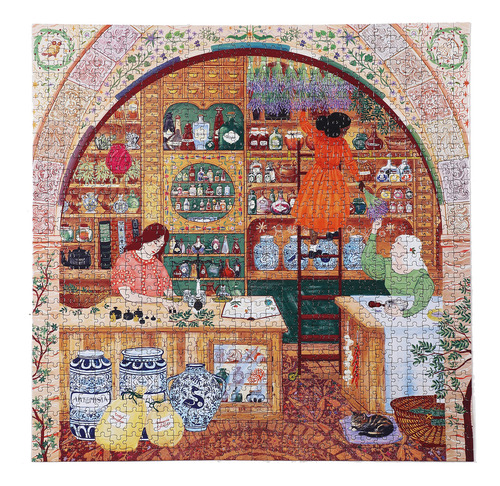 Rompecabezas Eeboo Piece And Love Ancient Apothecary 1000 Un