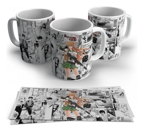 Highschool Of The Dead Taza Anime Personalizada Mod9