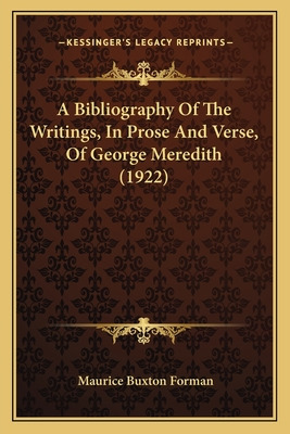 Libro A Bibliography Of The Writings, In Prose And Verse,...