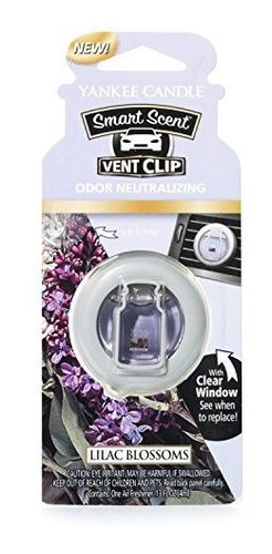 Yankee Candle Inteligente Olor Vent Clip, Flores Lila.