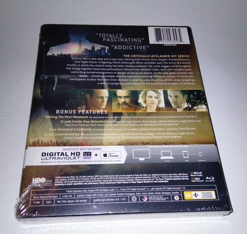 True Detective - Segunda Temporada 2 - Blu-ray Importado Hbo (Usado)