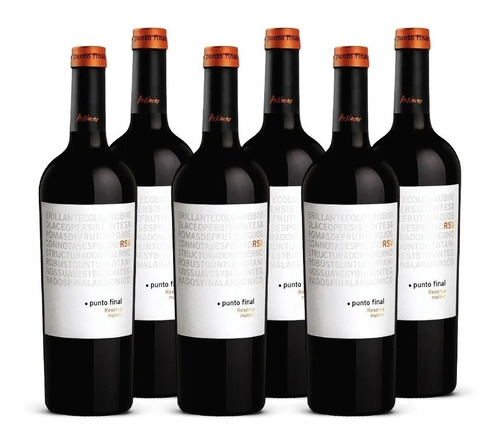 Vino Renacer Punto Final Reserva Malbec Caja X6 Unidades