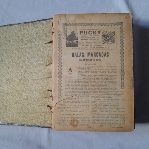 Revista Pucky, Año 1930 12 Números (Usado)