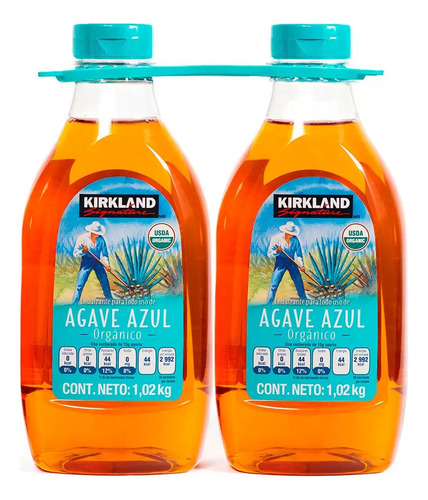 Kirkland Signature Jarabe De Agave Orgánico 2 Pza De 1kg Msi
