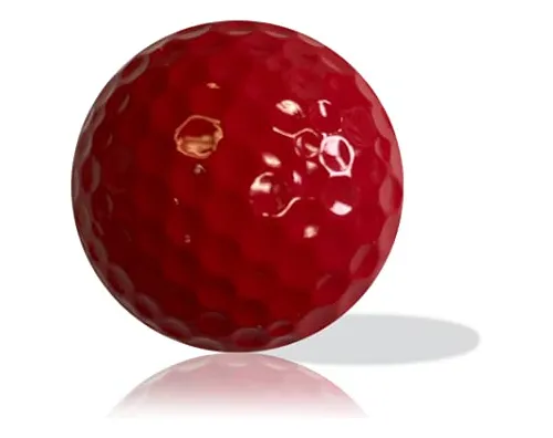 Bola Golf Roja 12 Unidad