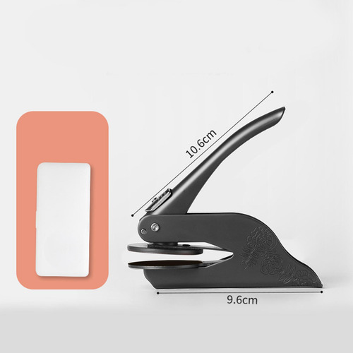 Sello De Relieve Sin Patrón, Sello En Blanco Para Letras De