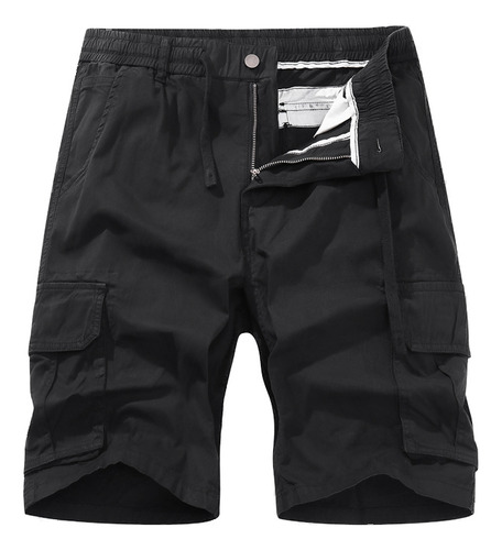 Shorts De Verão De Algodão Slim Fit, Calças Cargo, Tendência