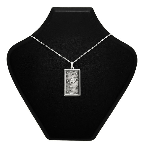 Cadena Y Dije Signo Horóscopo Zodiaco Constelación Plata 925 Tauro 50 Cm