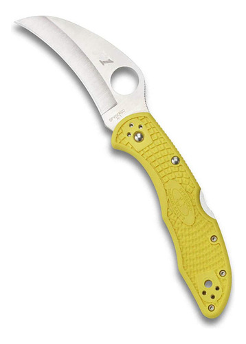Cuchillo Spyderco Tasman Salt 2 Ligero Con Hoja De Acero H-1