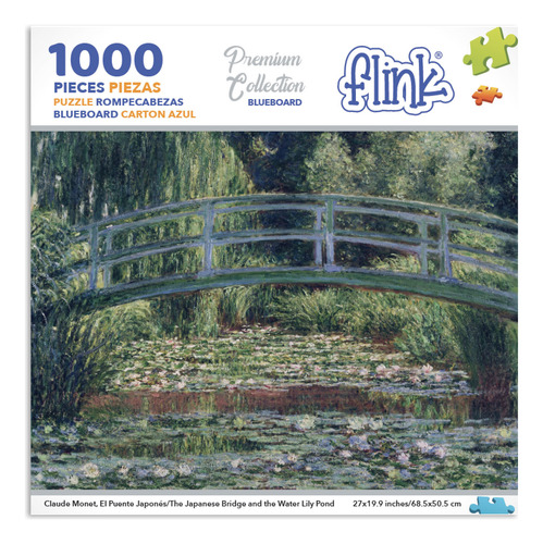 Rompecabezas Puente Japones De Monet  1000 Piezas Flink